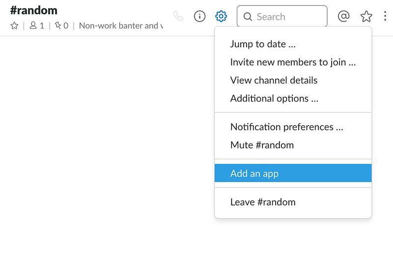 How to add an integration to a Slack workspace
